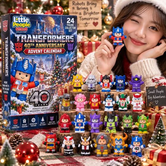 Calendar 172 Transformers 40th Anniversary Advent Calendar 2026 Christmas Ornament ...