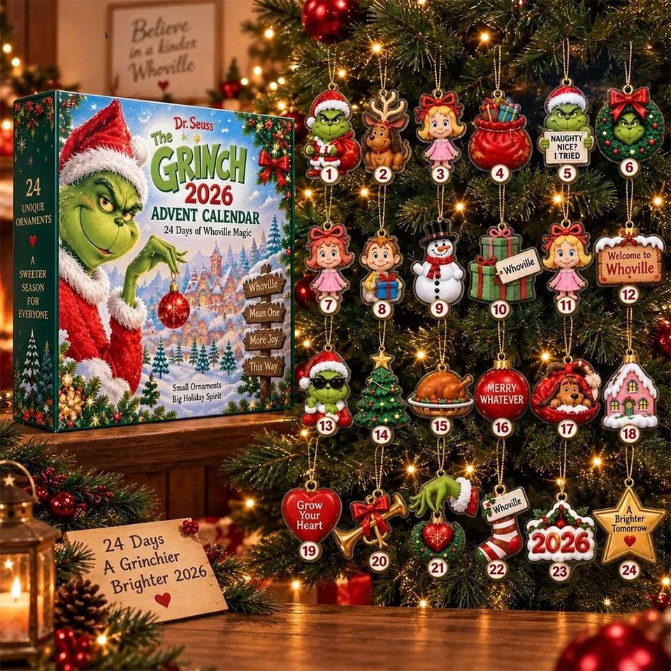 Dr Seuss The funny character Advent Calendar 2026 24 Days Of Whoville ...