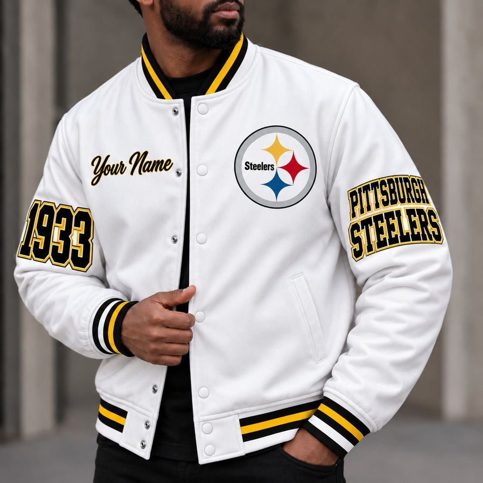 Steeler Baseball Jacket sold by Added Ra | SKU 2765465023 Printerval
