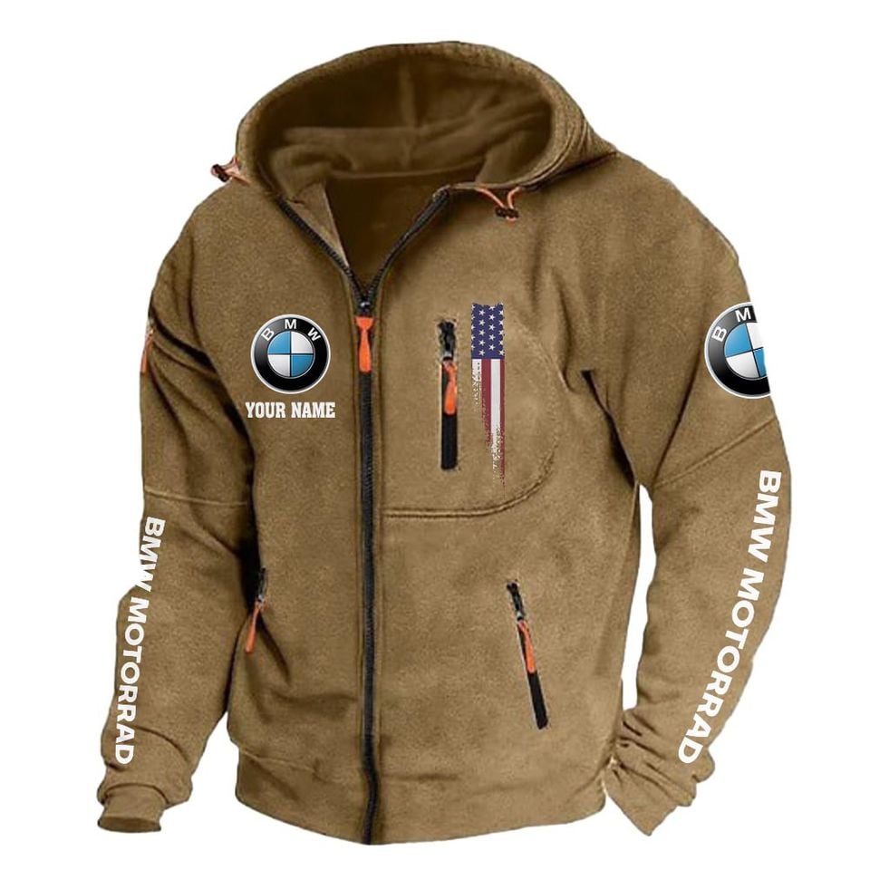 Custom Production Signs Personalized Motorrad Full Zip Tactical Hoodie, Custom Name Hooded ...