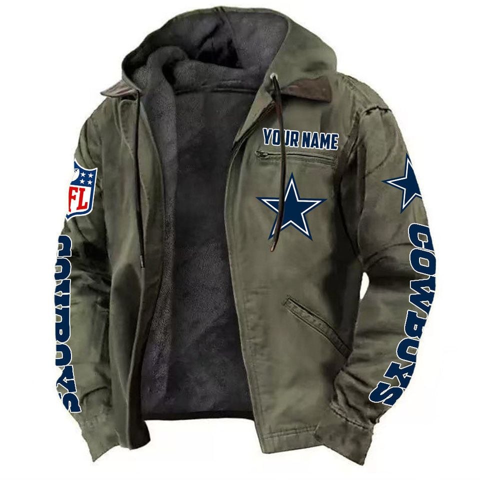 Dall as Cow boys Fleece-Lined Hooded Jackets sold by Qiu | SKU ...