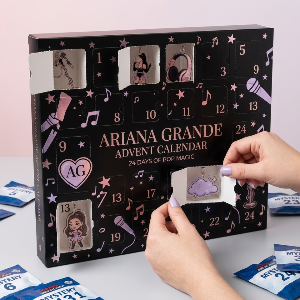 Ari3na Grande Christmas Advent Calendar 2026, 24-Day Pop Star Countdown ...