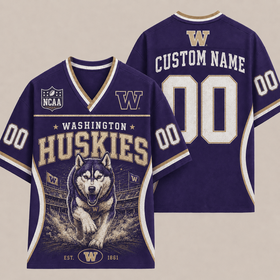 Custom Production Signs Washington Huskies NCAA Soccer Jersey sold by Emmalynn Belt | SKU ...