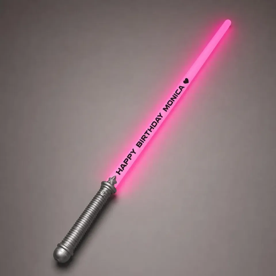 Custom LED Lightsabers Personalized for Birthdays, Weddings, Corporate ...