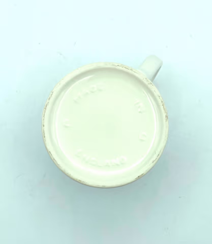 Vintage Queens China Calico Blue Coffee Mug sold by Mirabel ...