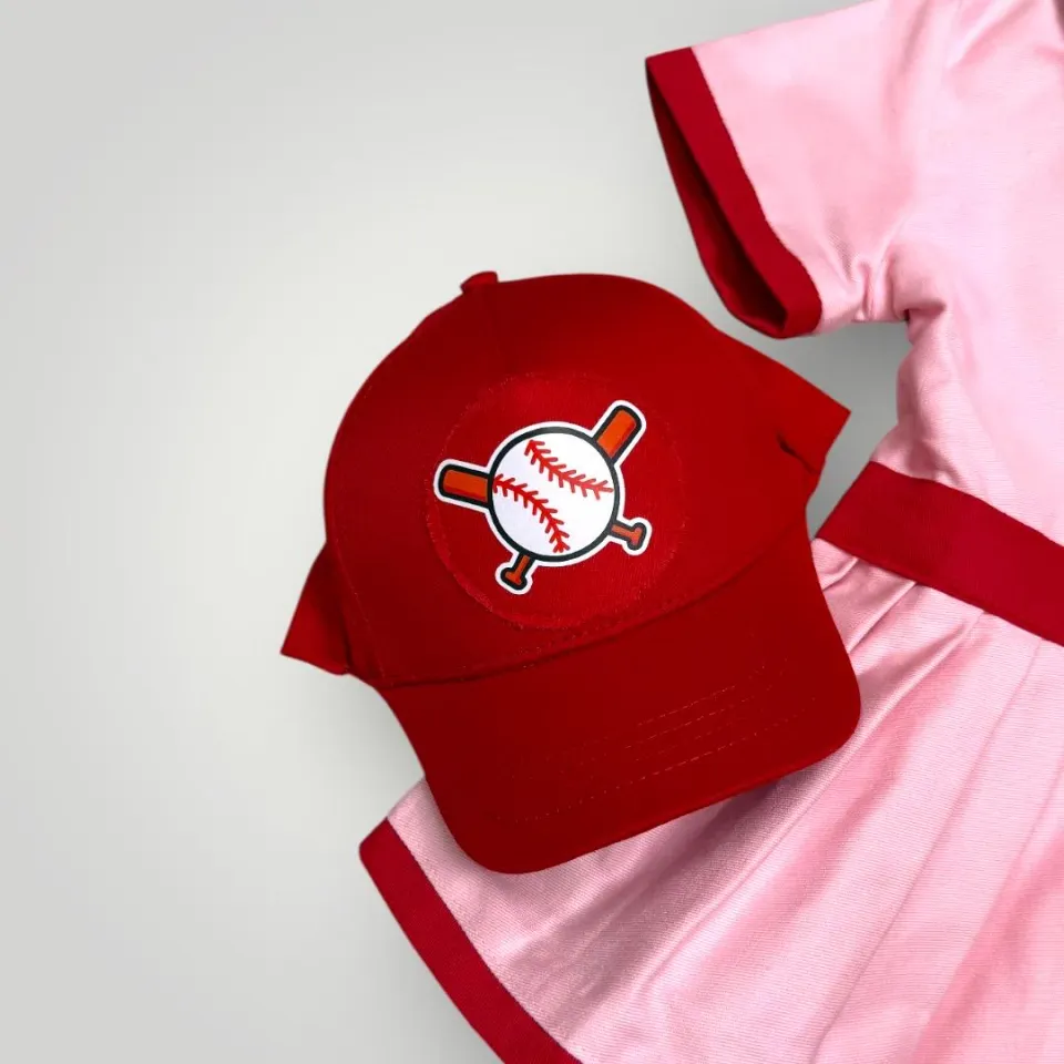 Pink or Blue Girls Baseball Dress Personalized Name & Number Custom ...