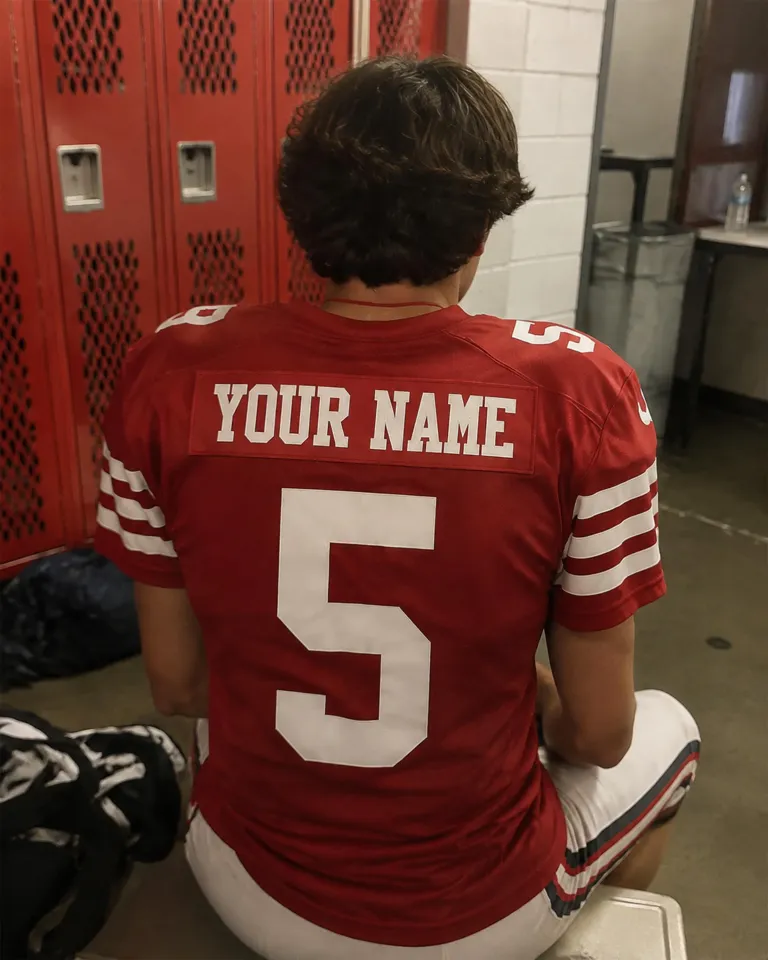 Custom Jersey Name Patch, Personalized Sew-On Nameplate, Embroidered ...
